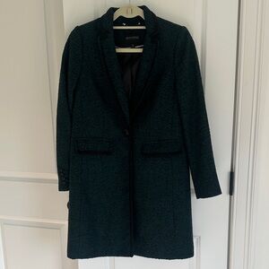Banana Republic Dark Green Textured Blazer